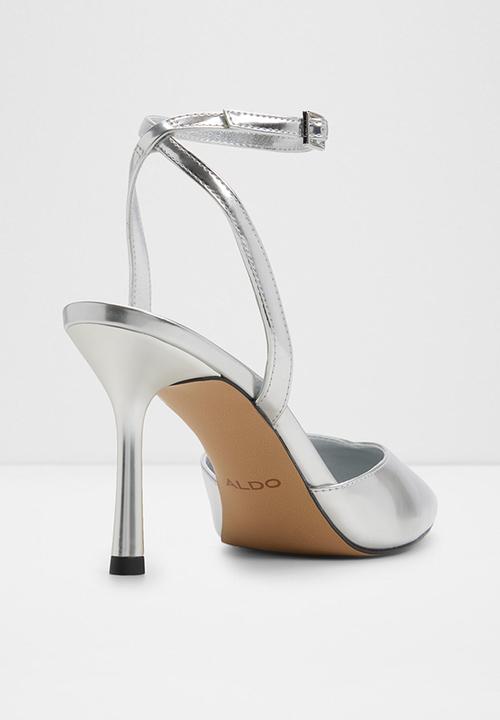 ALDO - Carolling closed toe ankle strap - silver