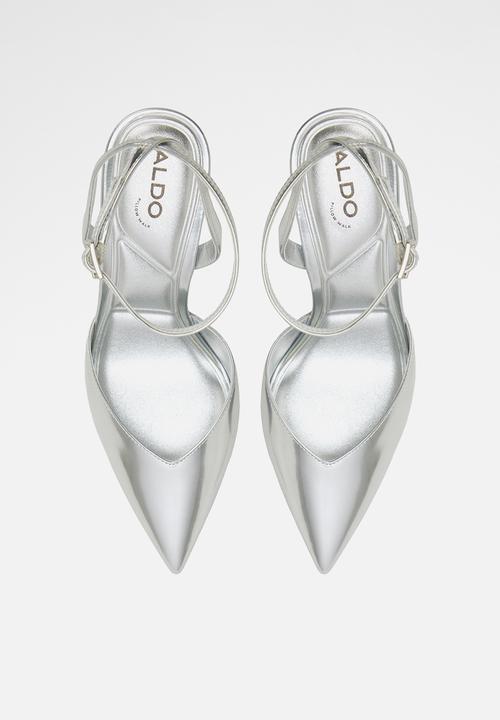 ALDO - Carolling closed toe ankle strap - silver