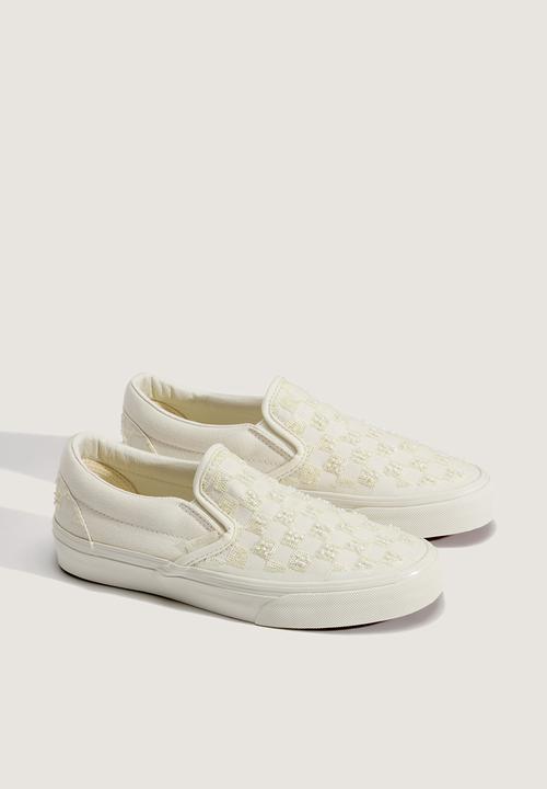 Vans - Classic Slip-On - Beaded White Checkerboard
