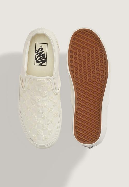 Vans - Classic Slip-On - Beaded White Checkerboard