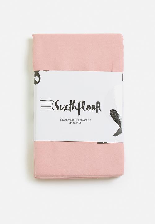 Sixth Floor - Super Soft 90gsm Microfiber Blush Pink Standard Pillowcase 1