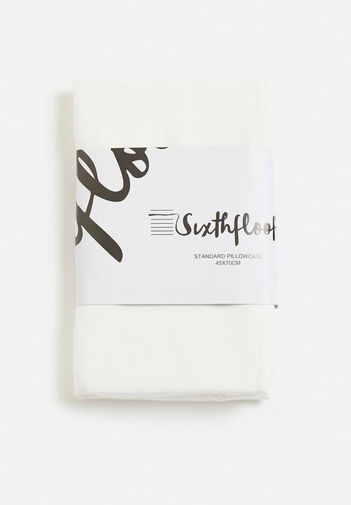 Sixth Floor - White Standard Pillowcase