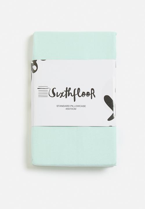 Sixth Floor - Duckegg Standard Pillowcase