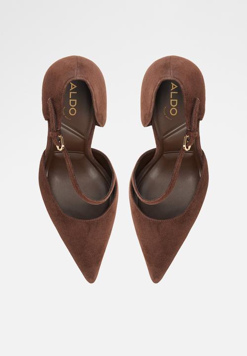 ALDO - Janinne closed toe ankle strap - dark brown