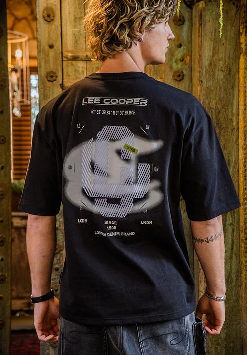 Lee Cooper - Carson Oversized T-Shirt - Black