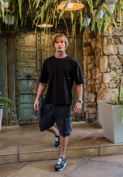 Lee Cooper - Carson Oversized T-Shirt - Black