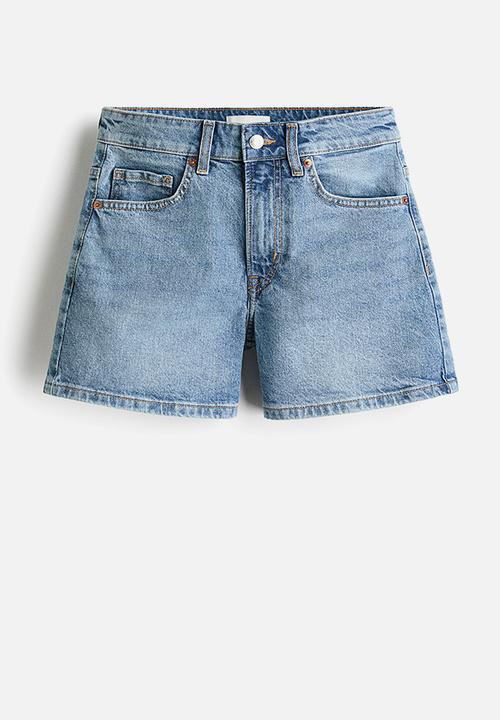 H&M - Denim shorts - light denim blue