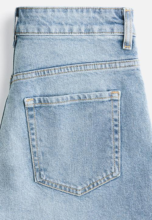 H&M - Denim shorts - light denim blue