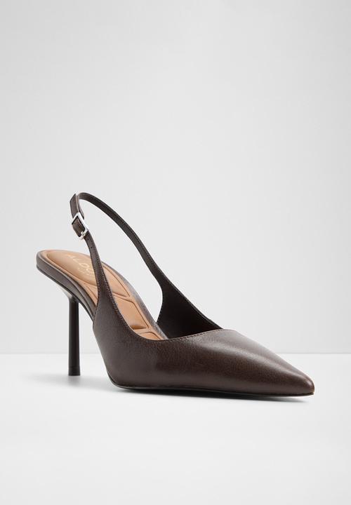 ALDO - Seralina closed toe slingback - dark brown