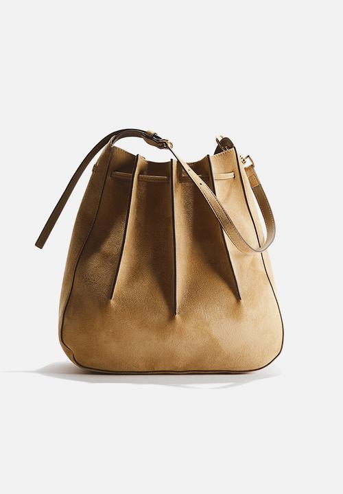 H&M - Pleated shoulder bag - beige