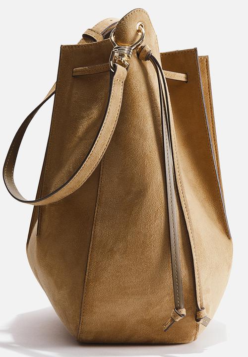 H&M - Pleated shoulder bag - beige