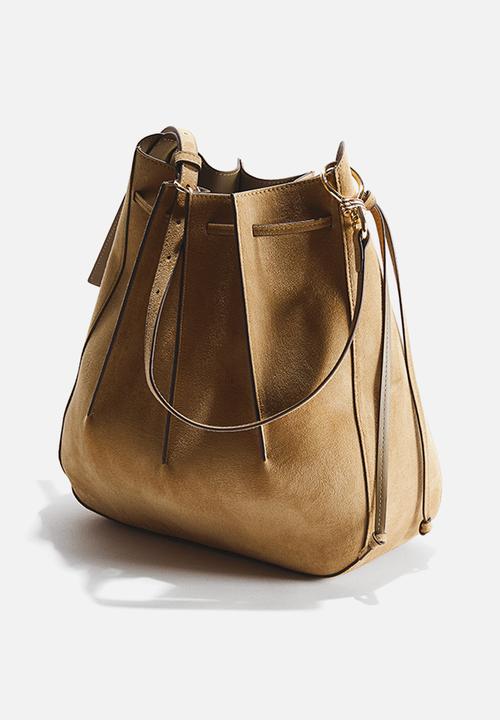 H&M - Pleated shoulder bag - beige
