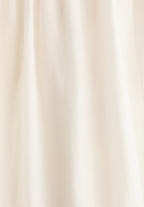 H&M - Viscose-blend tunic dress - cream