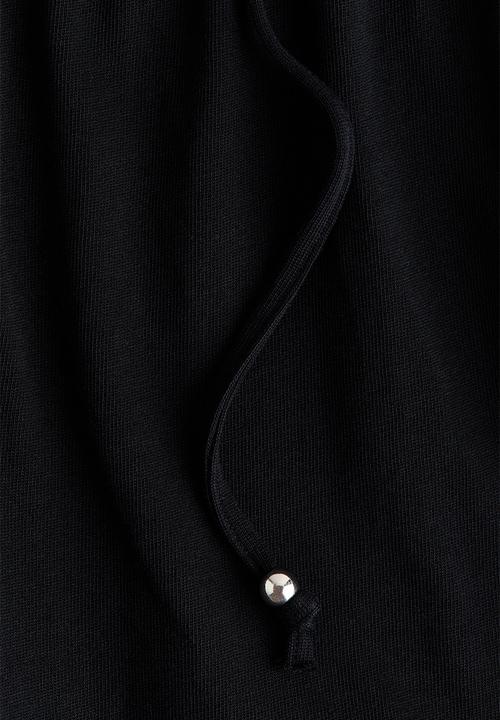 H&M - Cotton drawstring trousers - black