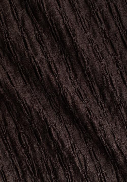 H&M - Boat-neck top - dark brown