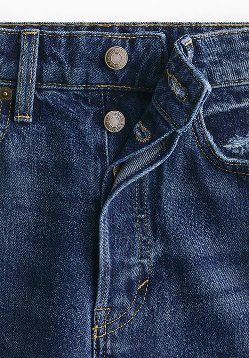 H&M - Denim bermuda shorts - dark denim blue