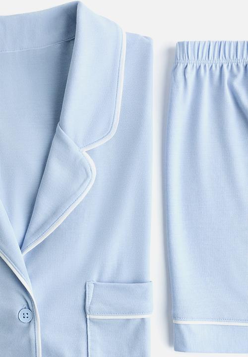H&M - Viscose-blend pyjamas - light blue