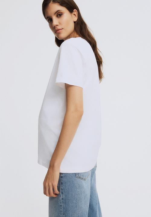 H&M - Mama cotton T-shirt - white
