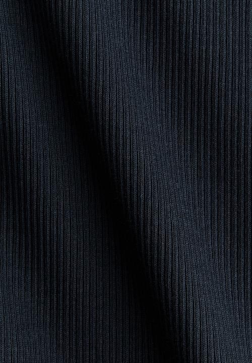 H&M - Ribbed vest top - navy blue