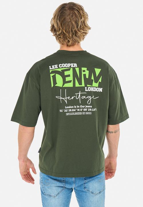 Lee Cooper - Muzi Oversized T-Shirt - Fatigue