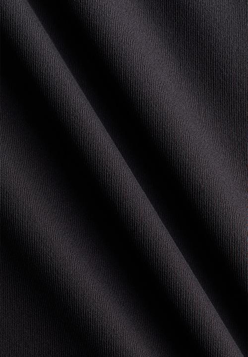 H&M - Short-sleeved microfibre body - dark grey
