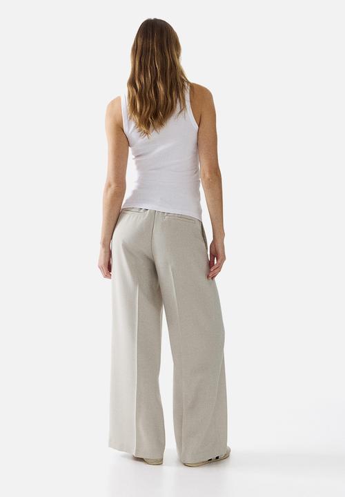 H&M - Mama ribbed vest top - white