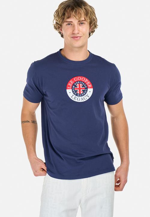 Lee Cooper - Damon Regular Fit T-Shirt - Navy