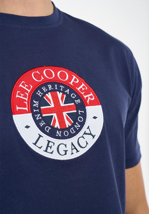 Lee Cooper - Damon Regular Fit T-Shirt - Navy