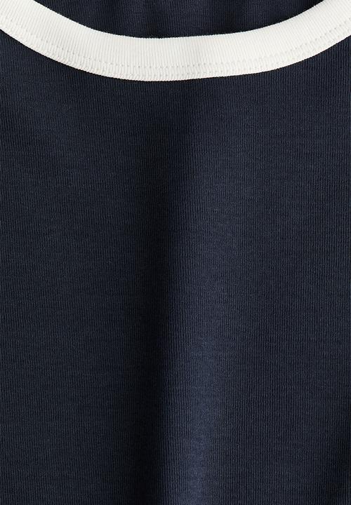 H&M - Cotton T-shirt - navy blue