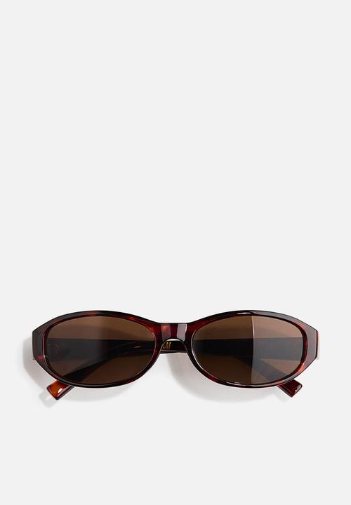 H&M - Oval sunglasses - brown/tortoiseshell pattern