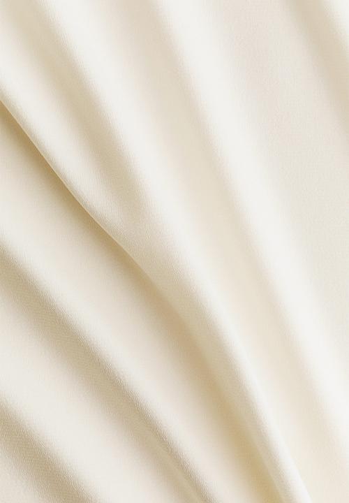 H&M - Draped halterneck top - white