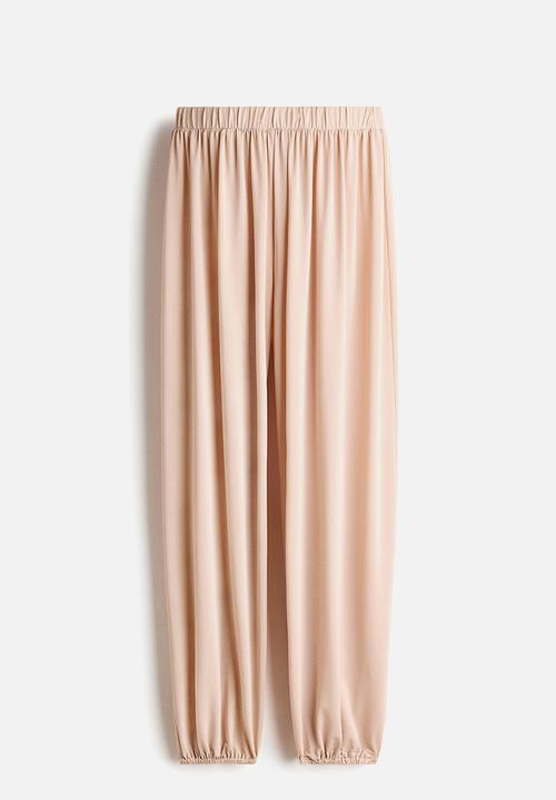 H&M - Pull-on balloon trousers - light beige