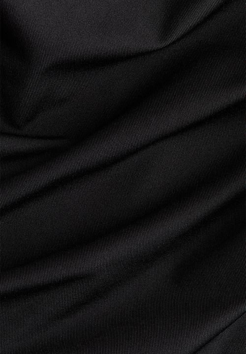 H&M - Gathered halterneck top - black