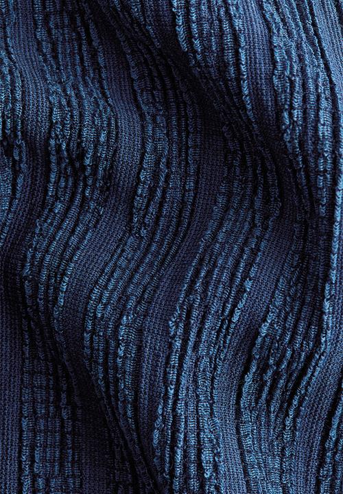 H&M - Crinkled balloon trousers - navy blue