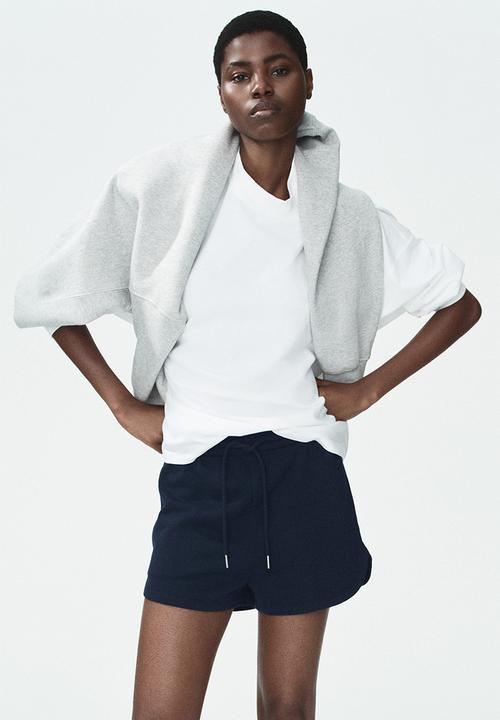 H&M - Sweatshirt shorts - dark blue