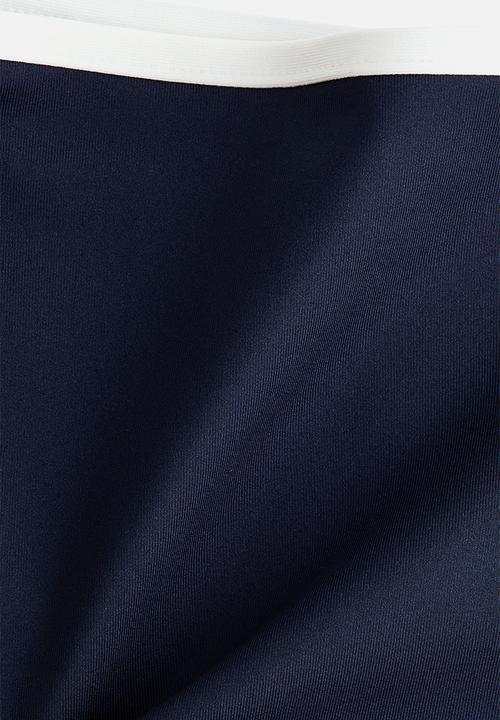 H&M - High waist cheeky bikini bottoms - navy blue