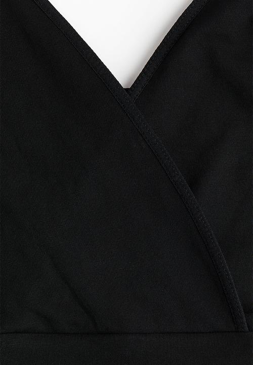 H&M - Mama nursing vest top - black