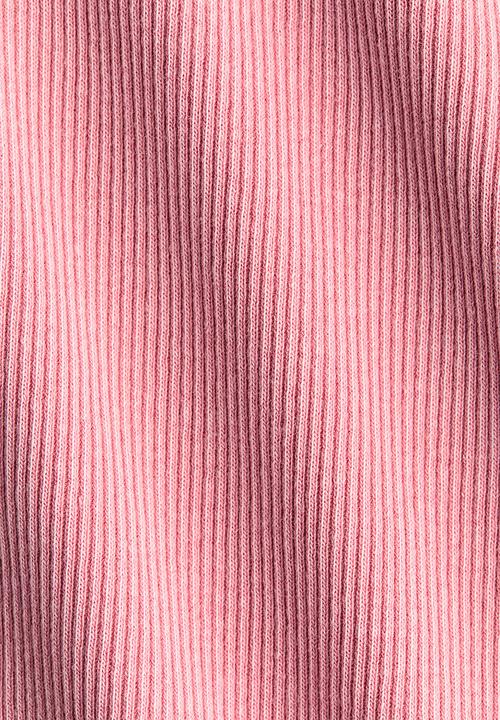 H&M - Rib-knit boat-neck top - pink