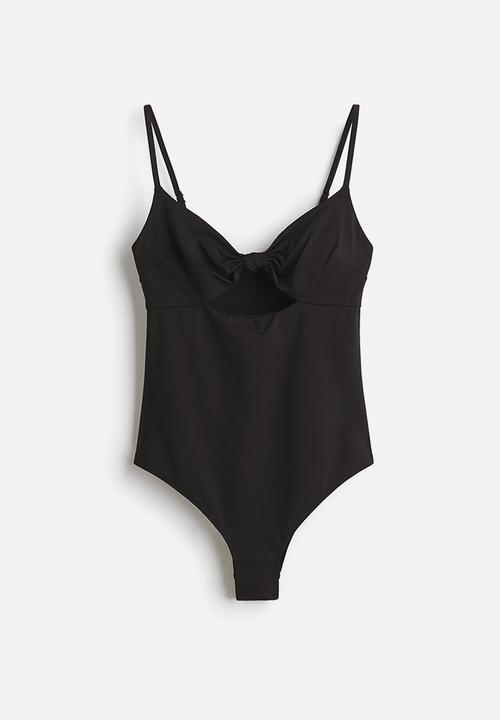 H&M - Padded-cup swimsuit - navy blue