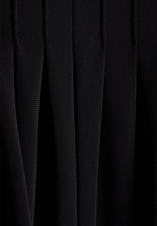 H&M - Pleated barrel-leg trousers - black