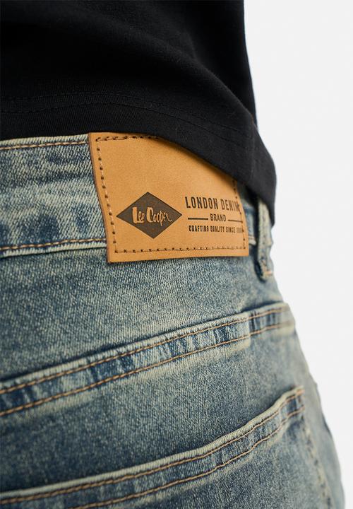Lee Cooper - HumzaStraight Fit Jeans - Indigo Dirty Stone Wash