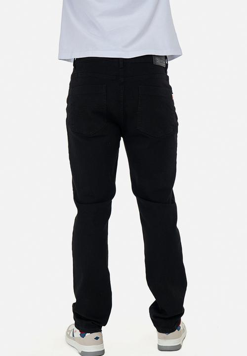 Lee Cooper - CamdenStraight Fit Jeans - Solid Black