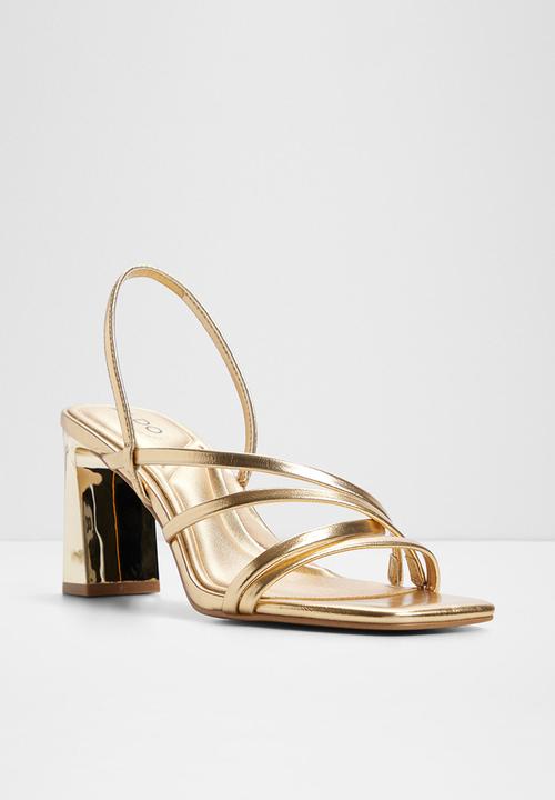 ALDO - Sonali open toe slingback - gold