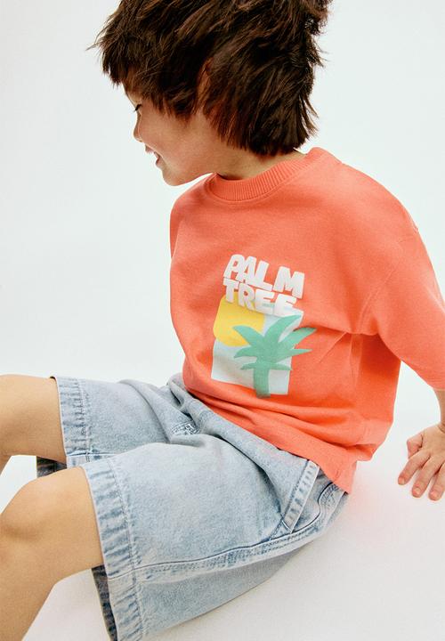 H&M - Denim shorts - light denim blue