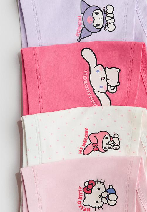 H&M - 5-Pack cotton boxer briefs - white/sanrio