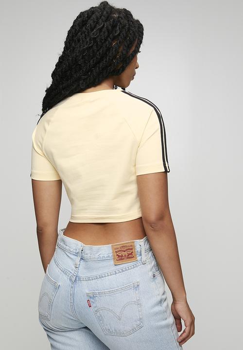 adidas Originals - 3 S Baby Tee W - Warm Vanilla