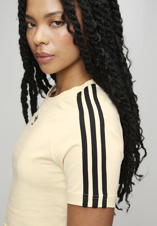 adidas Originals - 3 S Baby Tee W - Warm Vanilla