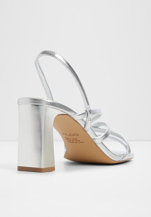 ALDO - Sonali open toe slingback - silver