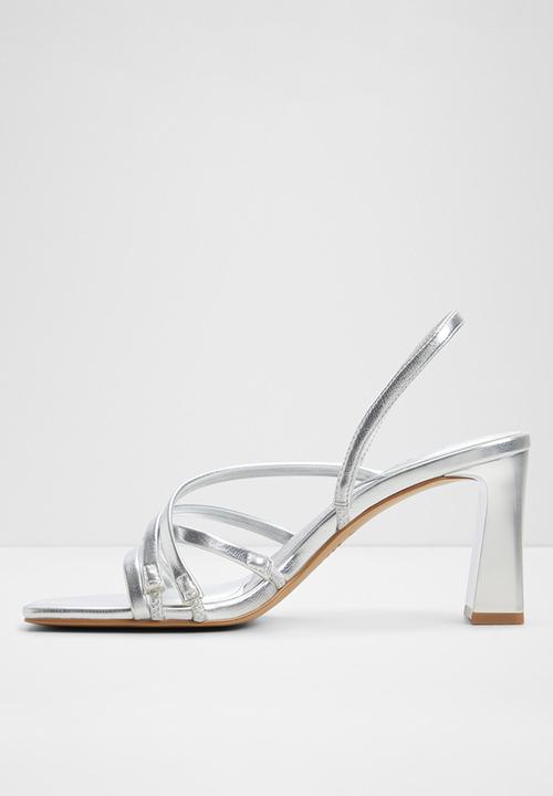 ALDO - Sonali open toe slingback - silver