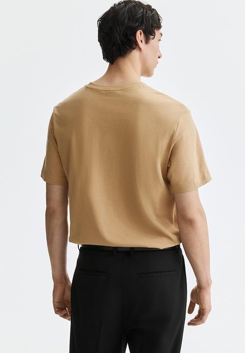 H&M - Regular fit t-shirt - beige